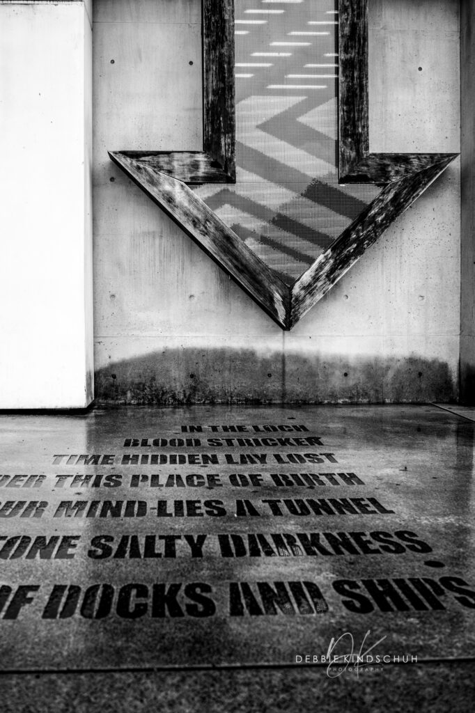 Museum of Contemporary Art, Sydney, Australia black and white photo for sale